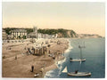 Vintage The Beach Teignmouth England A4 Photo Print