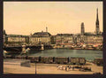 Vintage The Boieldieu Bridge Rouen A4 Photo Print