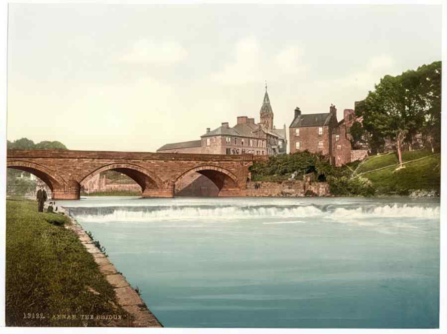 Vintage The Bridge Annan A4 Photo Print