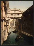 Vintage The Bridge of Sighs I Venice A4 Photo Print
