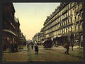 Vintage The Cannabiere Marseilles A4 Photo Print