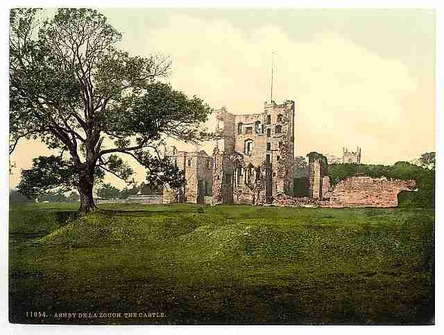 Vintage The Castle Ashby de la Zouch A4 Photo Print