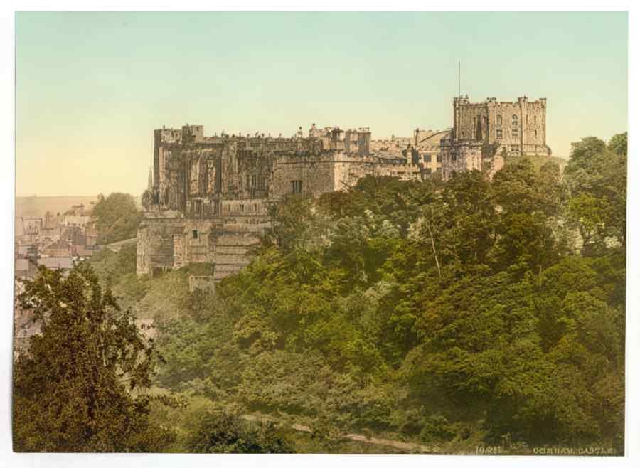 Vintage The Castle Durham England A4 Photo Print