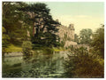 Vintage The Castle From The River Warwick England A4 Photo Print