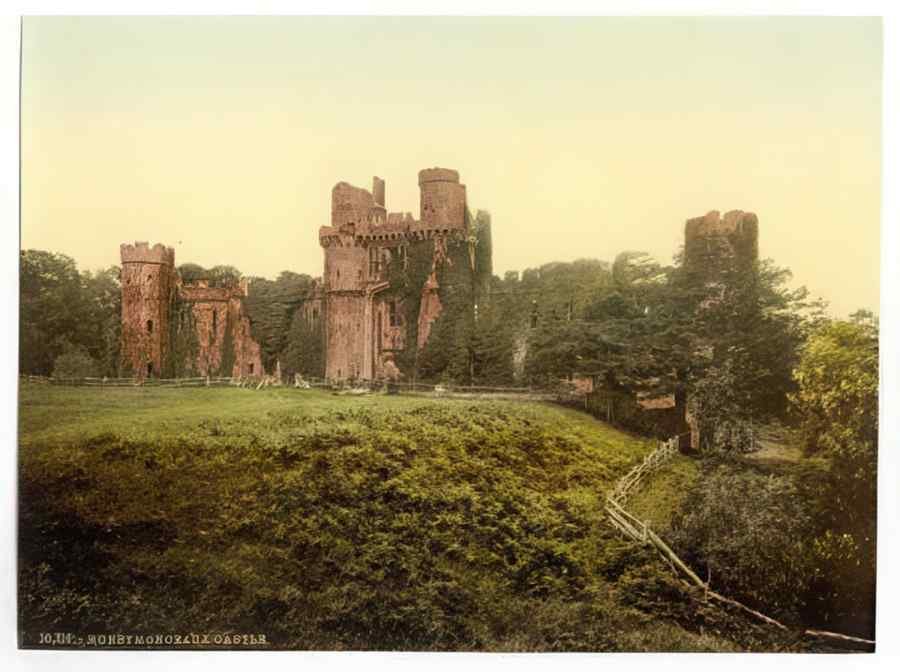 Vintage The Castle Hurstmonceux England A4 Photo Print