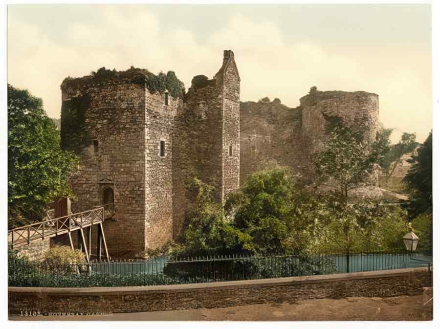 Vintage The Castle Rothsay Ie Rothesay Scotland A4 Photo Print