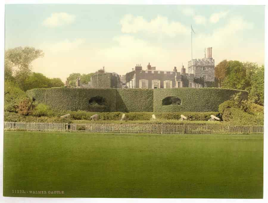 Vintage The Castle Walmer England A4 Photo Print