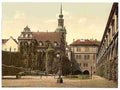 Vintage The Castle Yard Altstadt Dresden Saxony A4 Photo Print