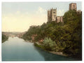 Vintage The Cathedral And Castle From The Bridge Durham England A4 Photo Print