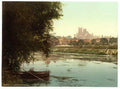 Vintage The Cathedral From The River Ely England A4 Photo Print
