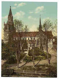 Vintage The Cathedral and Column of Mary Constance Baden A4 Photo Print