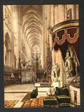 Vintage The Cathedral choir Amiens A4 Photo Print