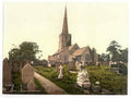 Vintage The Church Lydney England A4 Photo Print