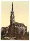 Vintage The Church of Unterstrasse Zurich A4 Photo Print