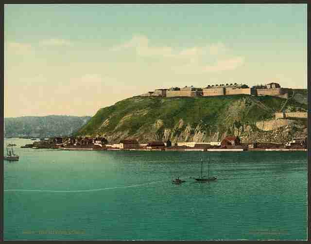 Vintage The Citadel Quebec A4 Photo Print