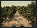 Vintage The Cours Dajot Brest A4 Photo Print
