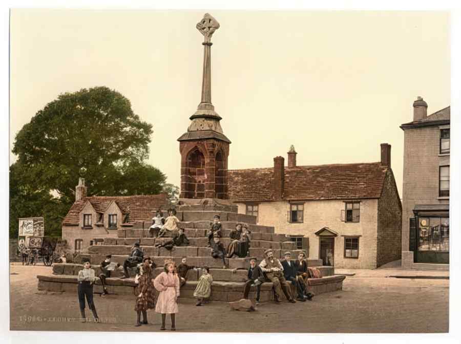 Vintage The Cross Lydney England A4 Photo Print