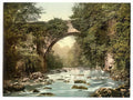 Vintage The Dargle Bridge County Wicklow Ireland A4 Photo Print