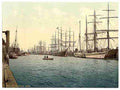 Vintage The Elbe Hamburg A4 Photo Print
