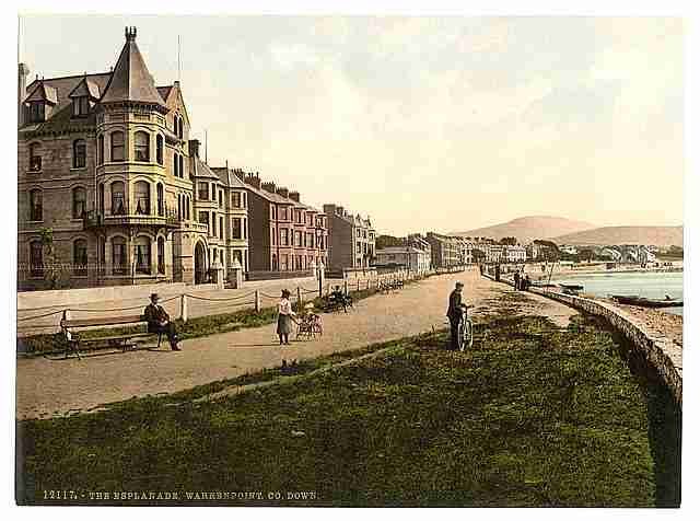 Vintage The Esplanade Warrenpoint County Down A4 Photo Print