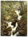 Vintage The Falls Arthog Falls A4 Photo Print