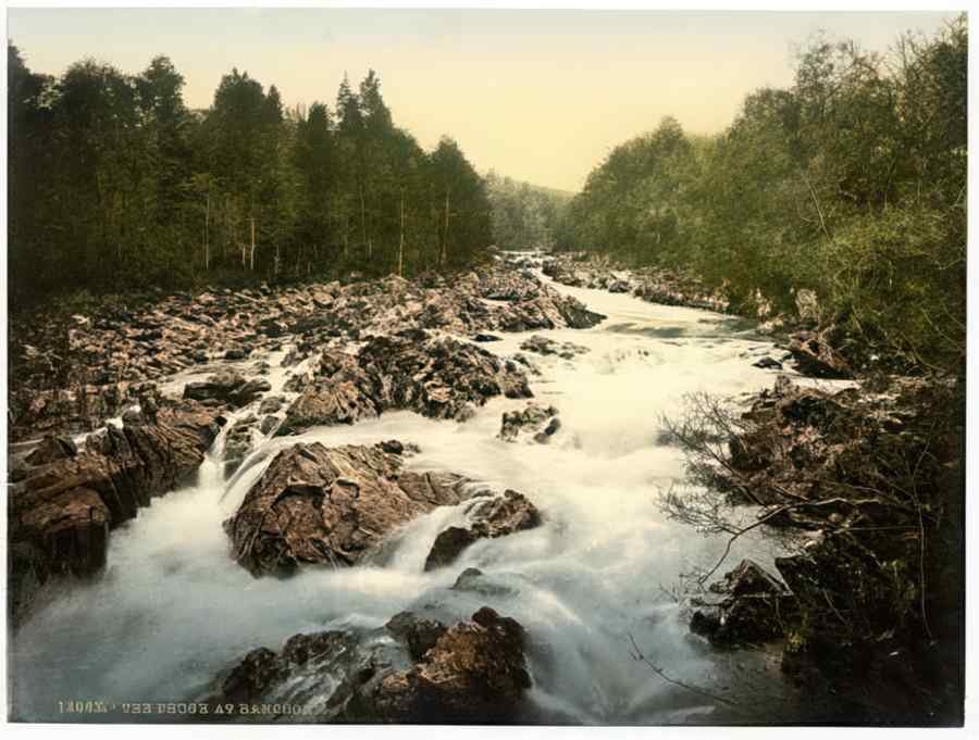 Vintage The Feugh At Banchory Banchory A4 Photo Print