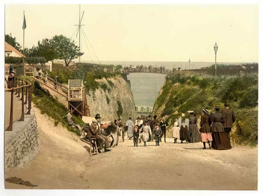 Vintage The Gap Margate England A4 Photo Print