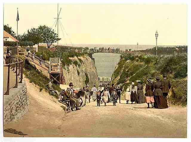 Vintage The Gap Margate A4 Photo Print