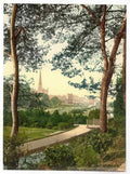 Vintage The Gardens I Bournemouth England A4 Photo Print