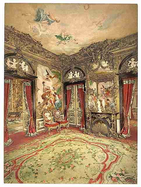 Vintage The Gobelin Tapestries I Linderhof Castle Upper Bavaria A4 Photo Print