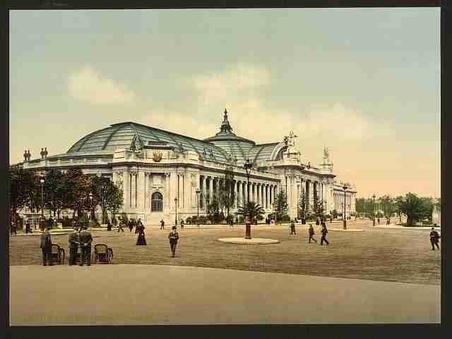 Vintage The Grand Palace Exposition Universal 1900 Paris A4 Photo Print