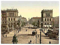 Vintage The Halle Gate and Belle Alliance Square Berlin A4 Photo Print