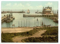 Vintage The Harbour Lowestoft England A4 Photo Print