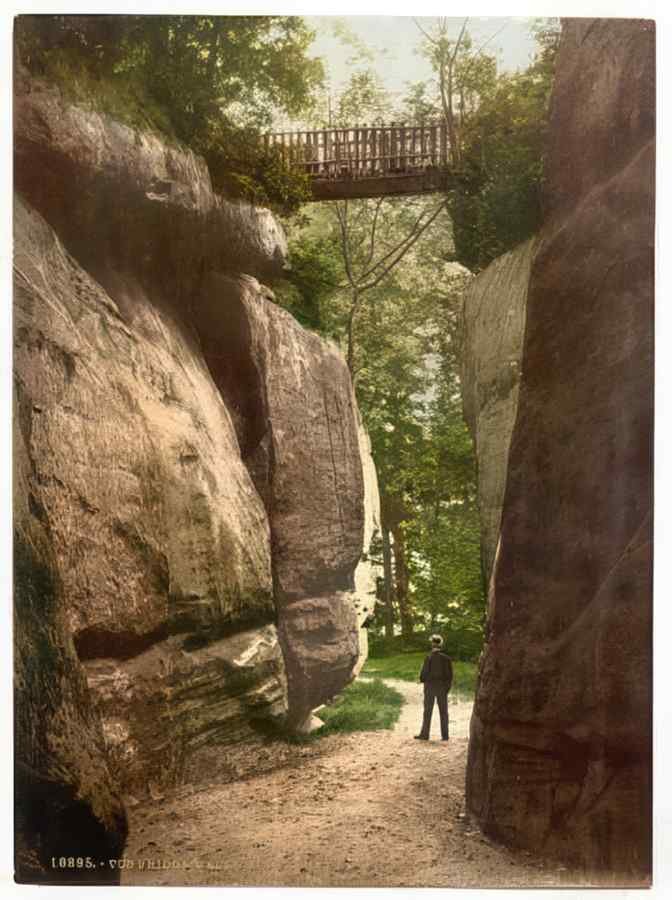 Vintage The High Rocks I Tunbridge Wells England A4 Photo Print