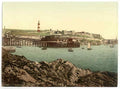 Vintage The Hoe From The Rusty Anchor Plymouth England A4 Photo Print