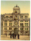 Vintage The Horologe Venice A4 Photo Print