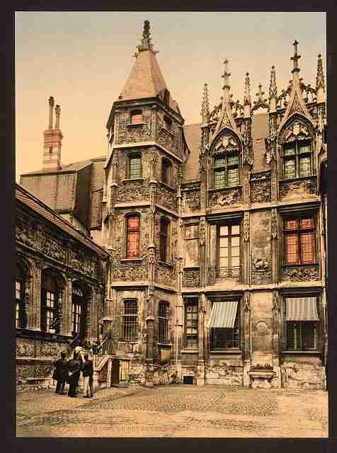 Vintage The Hotel Bourgtheroulde Rouen A4 Photo Print