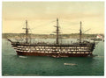 Vintage The Impregnable Training Ship Plymouth England A4 Photo Print