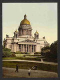 Vintage The Isaac Cathedral St Petersburg A4 Photo Print