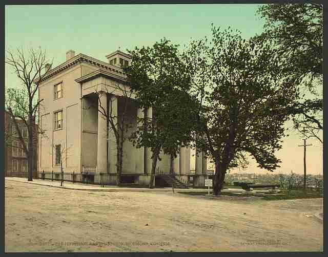 Vintage The Jefferson Davis mansion Richmond Virginia A4 Photo Print