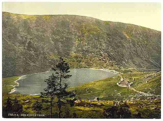 Vintage The Kleine Teich Riesengebirge A4 Photo Print