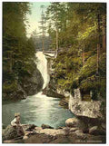 Vintage The Kochelfall Riesengebirge A4 Photo Print