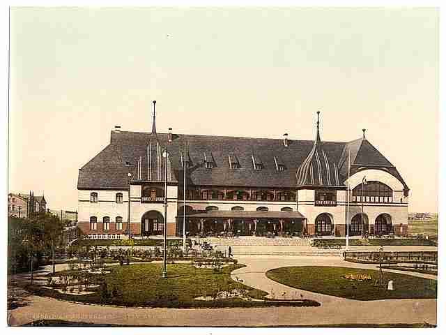 Vintage The Kurhaus Westerland II Sylt Schleswig Holstein A4 Photo Print