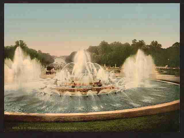 Vintage The Latone Basin II Versailles A4 Photo Print