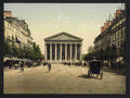 Vintage The Madeleine and rue Royale Paris A4 Photo Print
