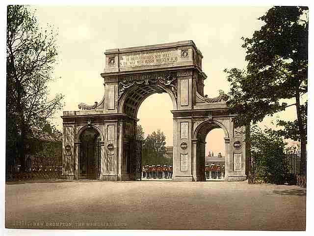 Vintage The Memorial Arch New Brompton A4 Photo Print