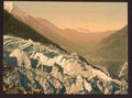 Vintage The Mer de Glace II Chamonix Valley France A4 Photo Print