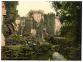 Vintage The Moat Raglan Castle England A4 Photo Print