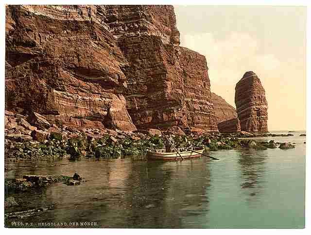 Vintage The Monk Helgoland A4 Photo Print