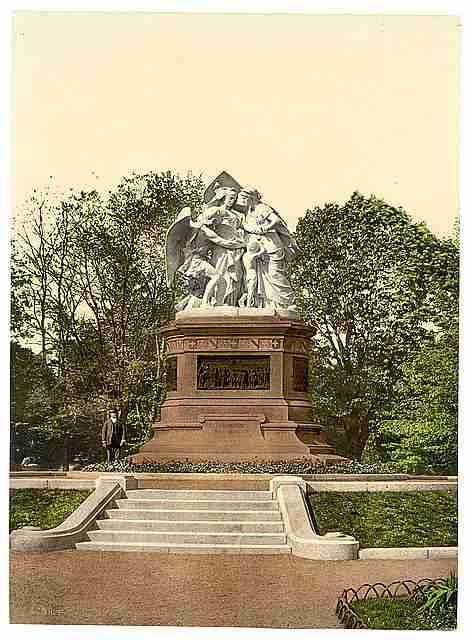 Vintage The Monument of Strasburg Basle A4 Photo Print